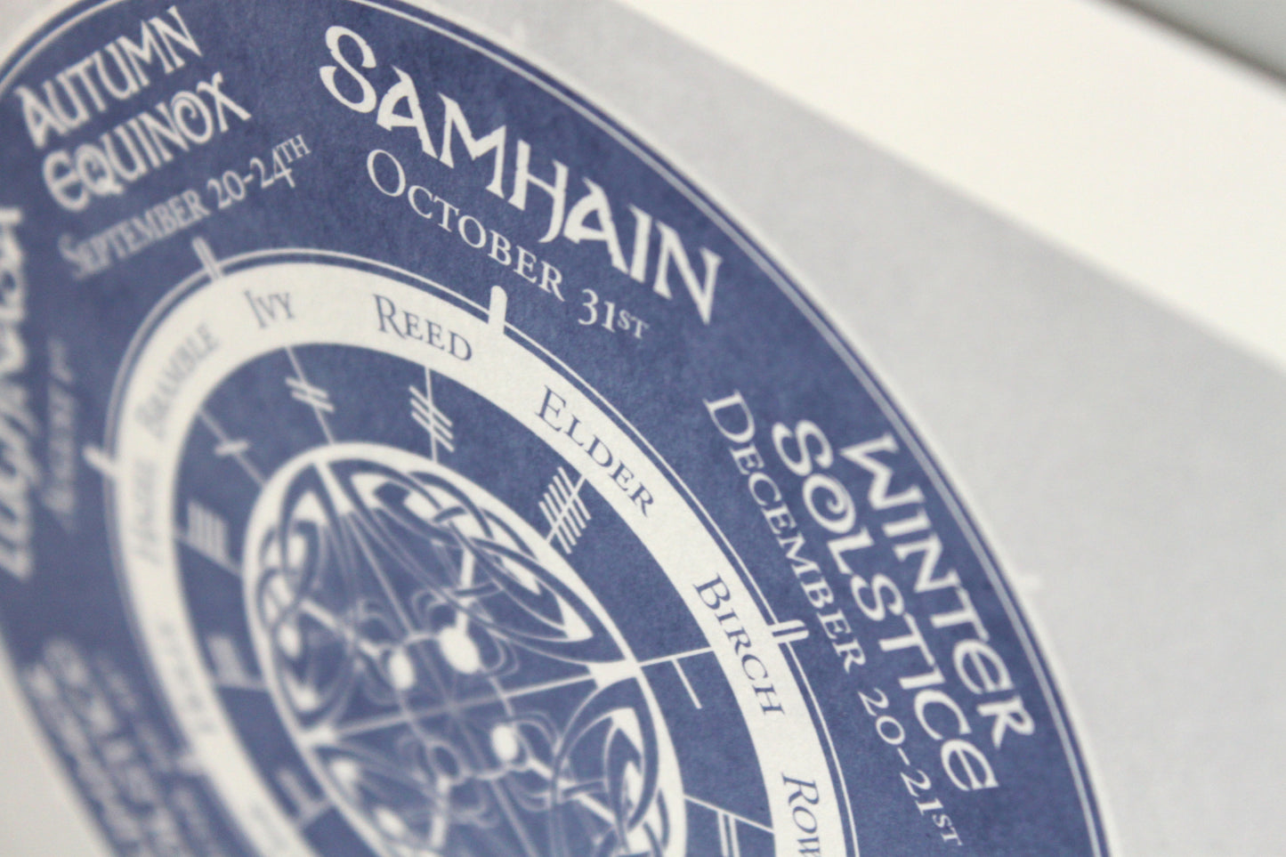 Celtic Wheel Art Print (210x210mm)