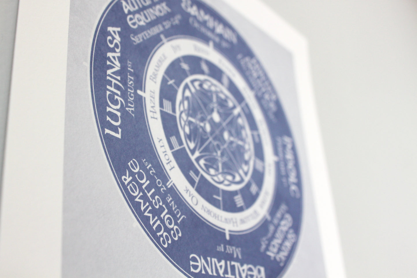 Celtic Wheel Art Print (210x210mm)
